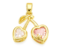 CZ Cherry Pendant