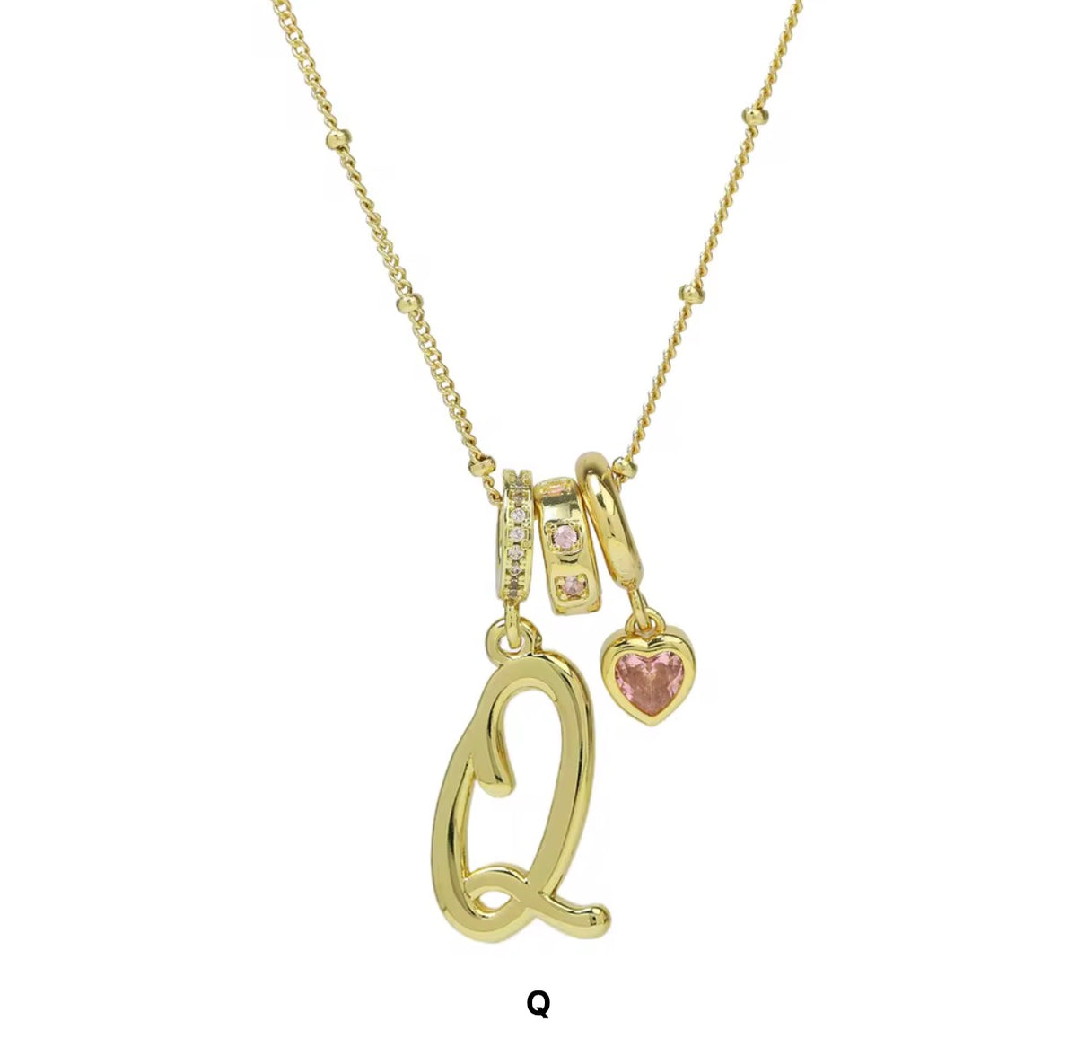 Amorette Initial Necklace