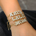 Custom Bubble Name Bracelet