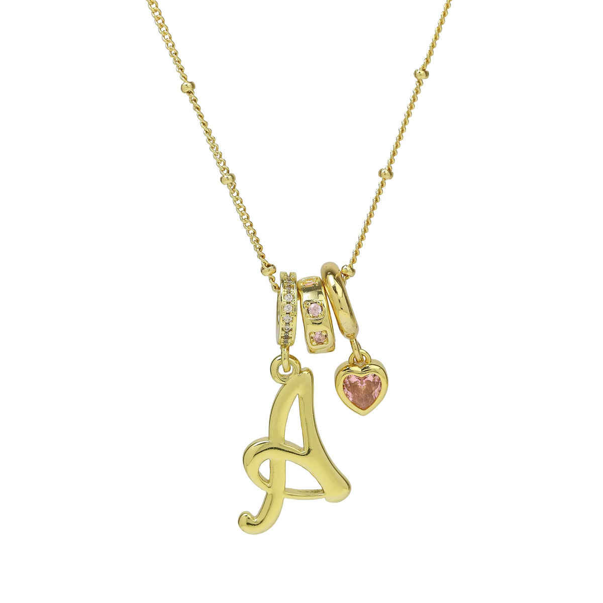 Amorette Initial Necklace