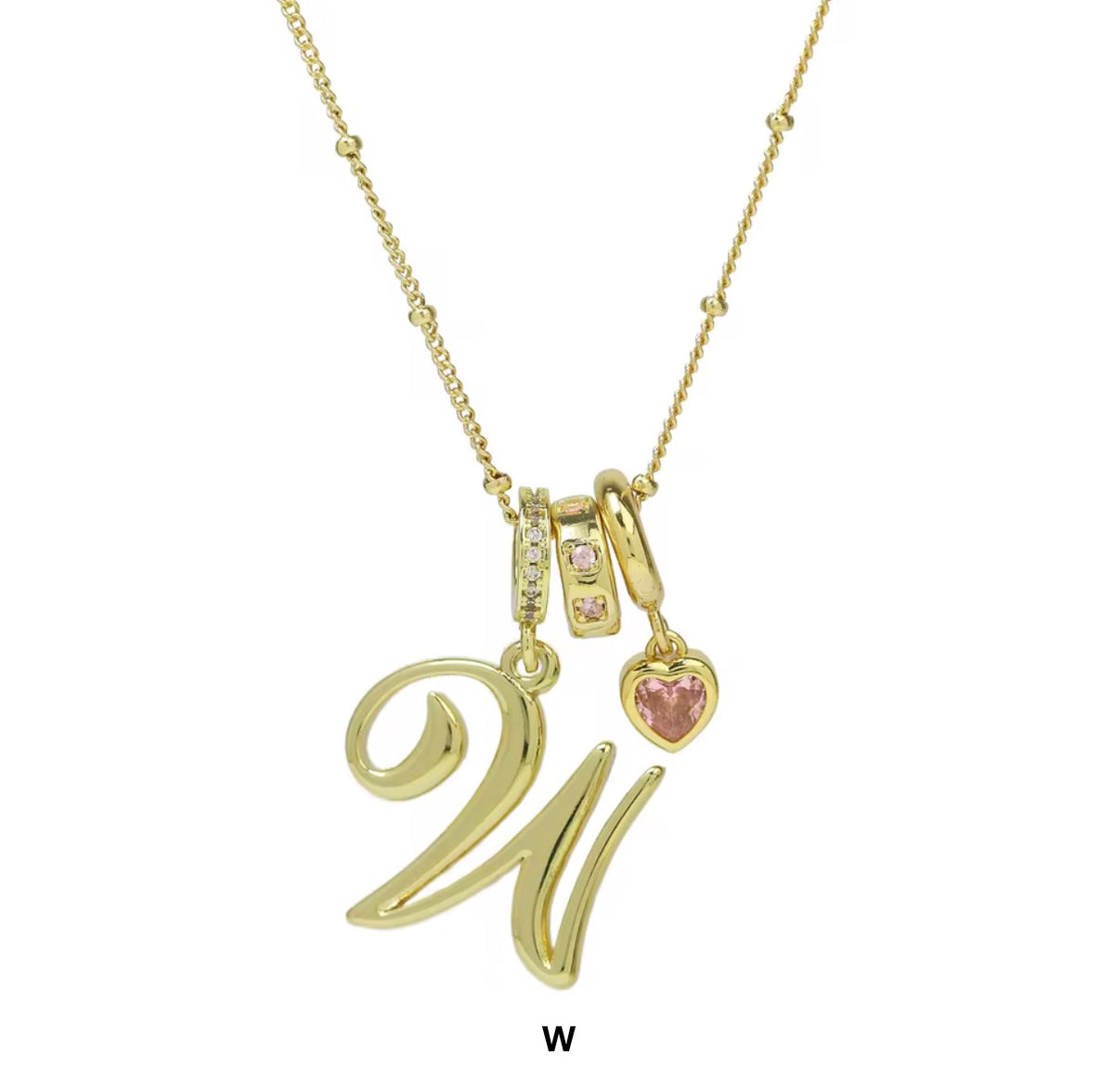 Amorette Initial Necklace