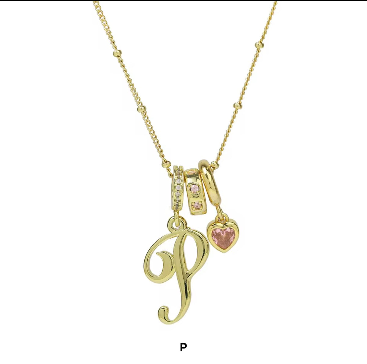 Amorette Initial Necklace