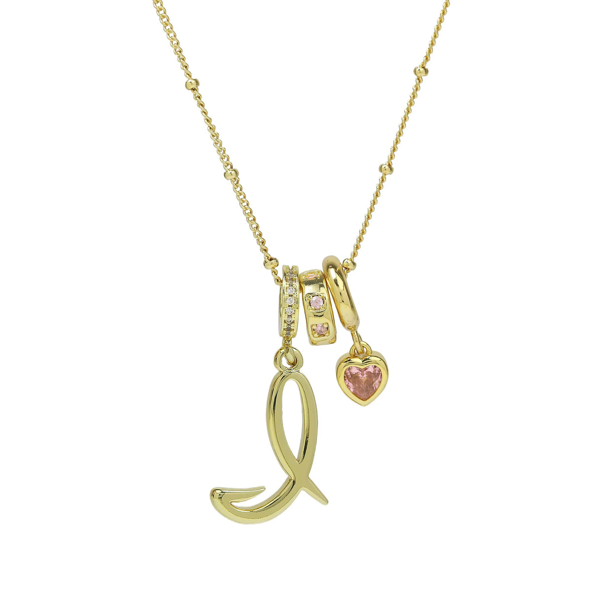 Amorette Initial Necklace