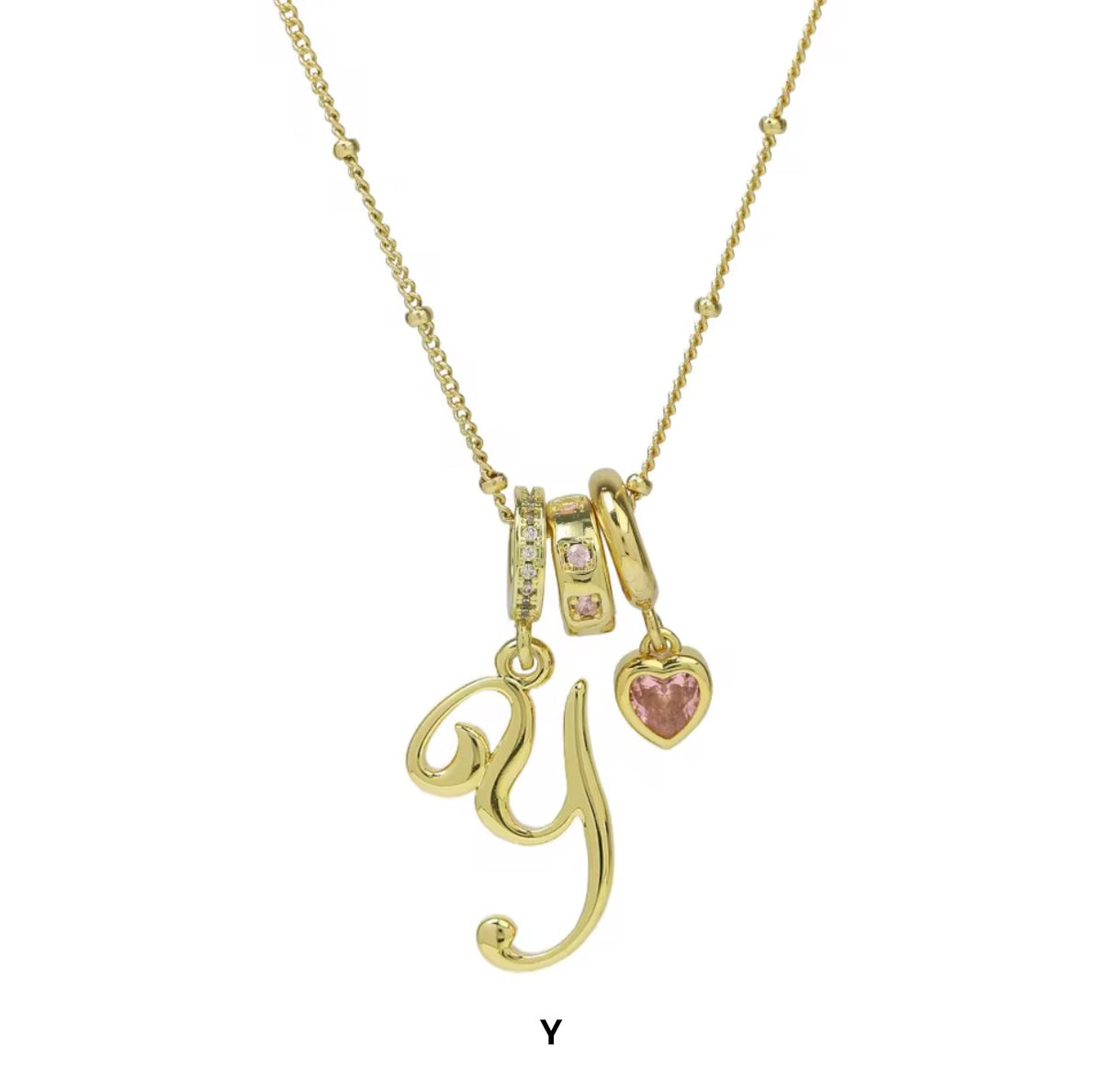 Amorette Initial Necklace
