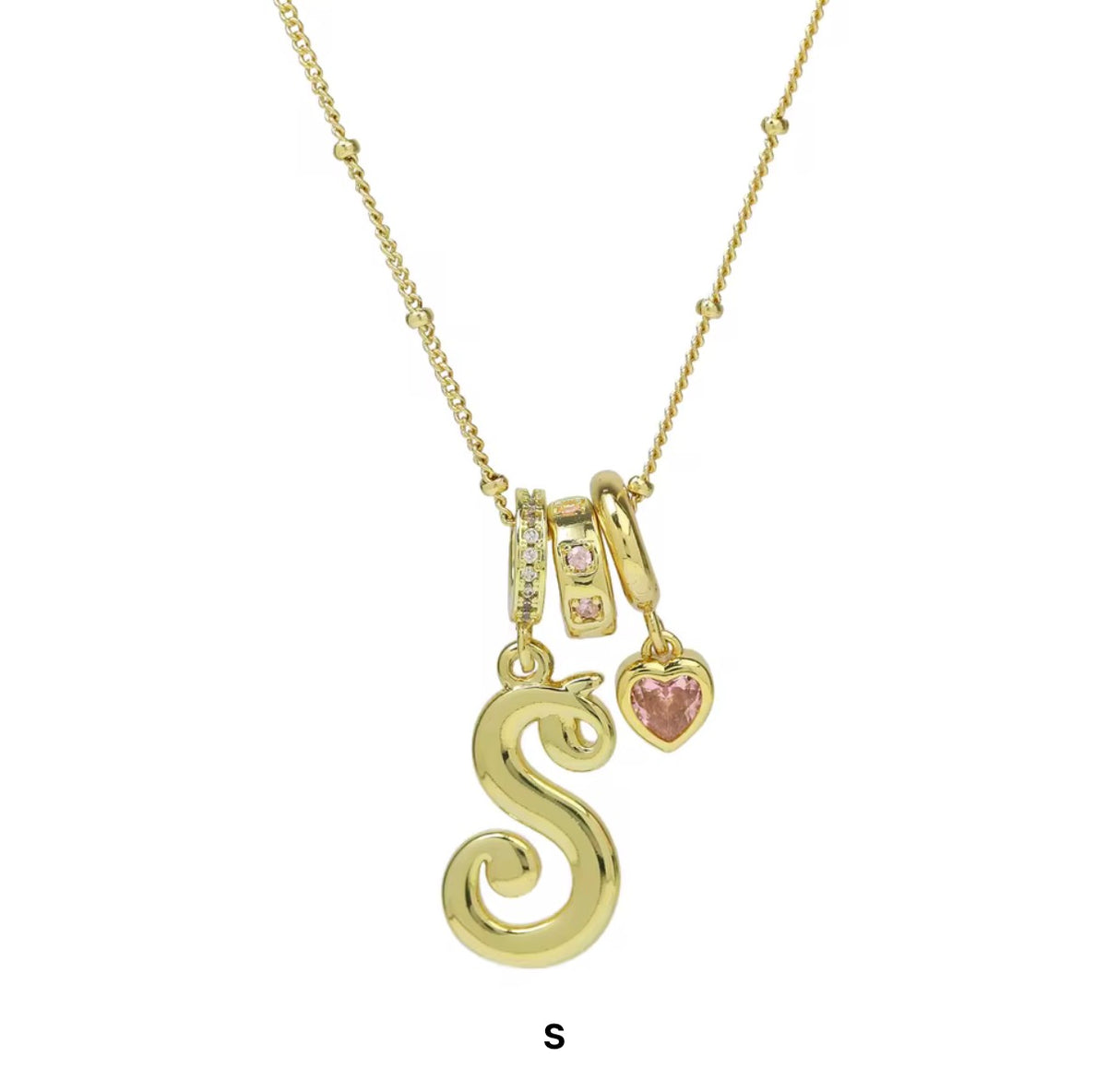 Amorette Initial Necklace