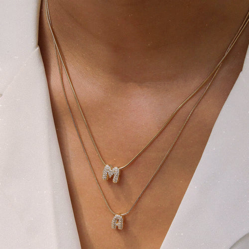 Bubble Letter Necklace