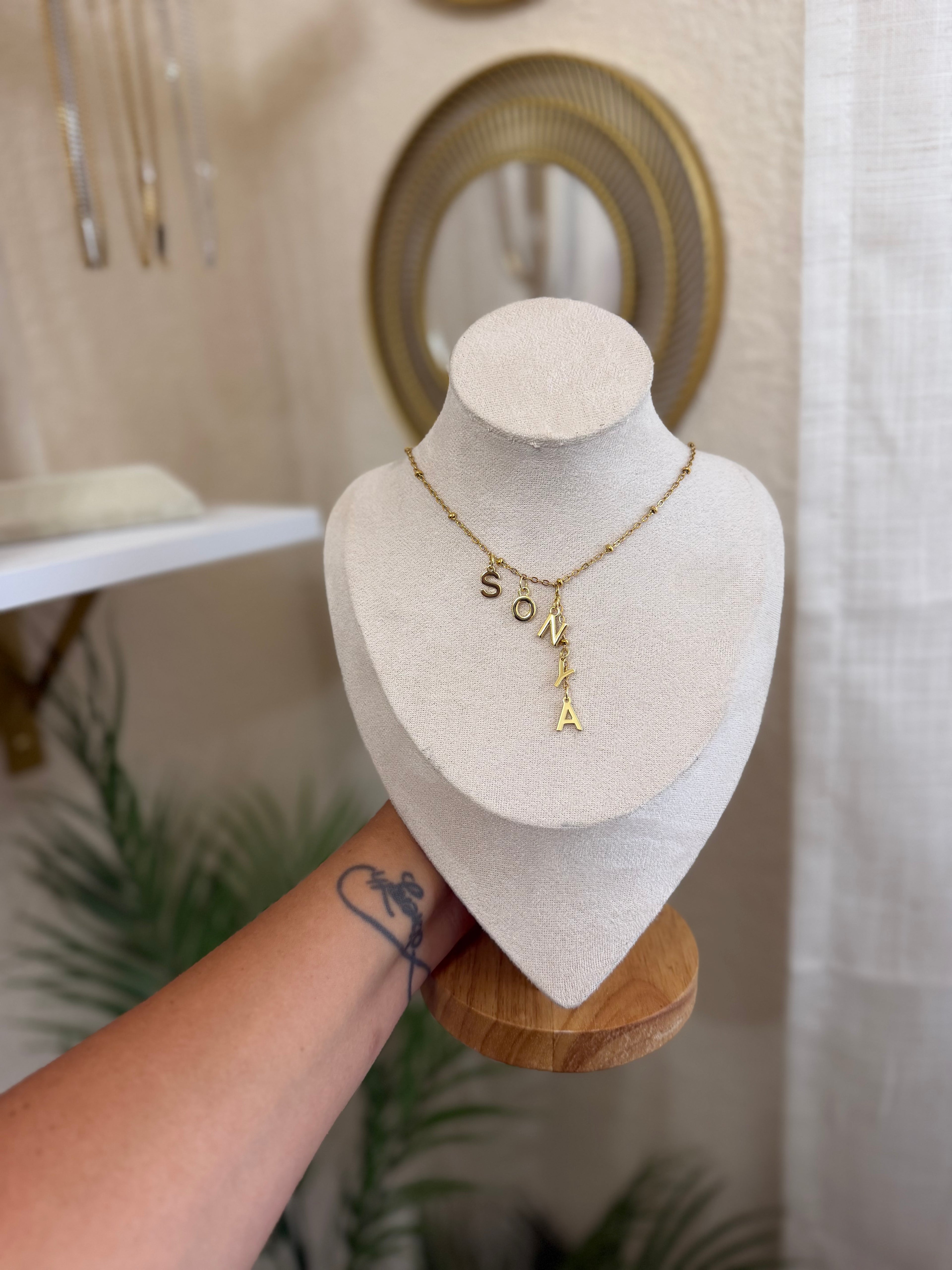 Custom Name Lasso Necklaces