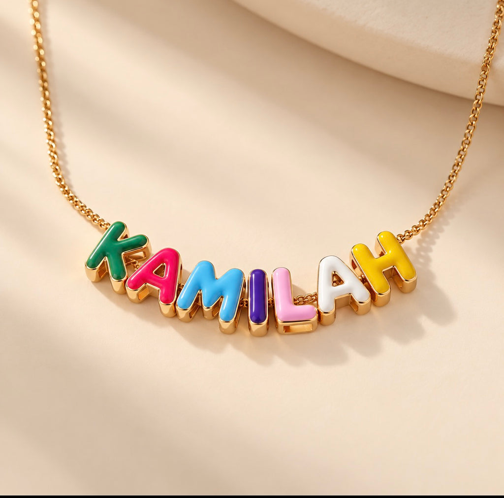 PREORDER Multi Color Bubble Necklace