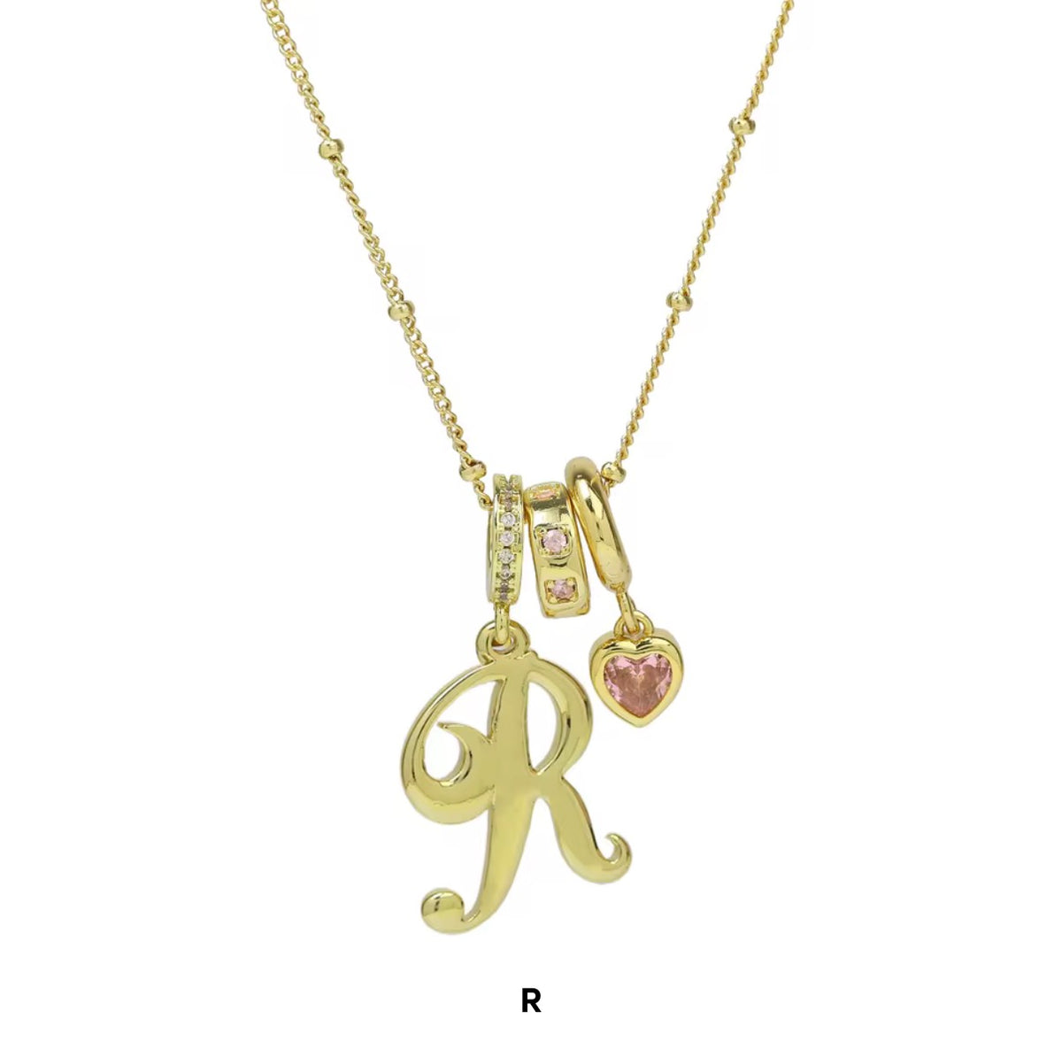 Amorette Initial Necklace