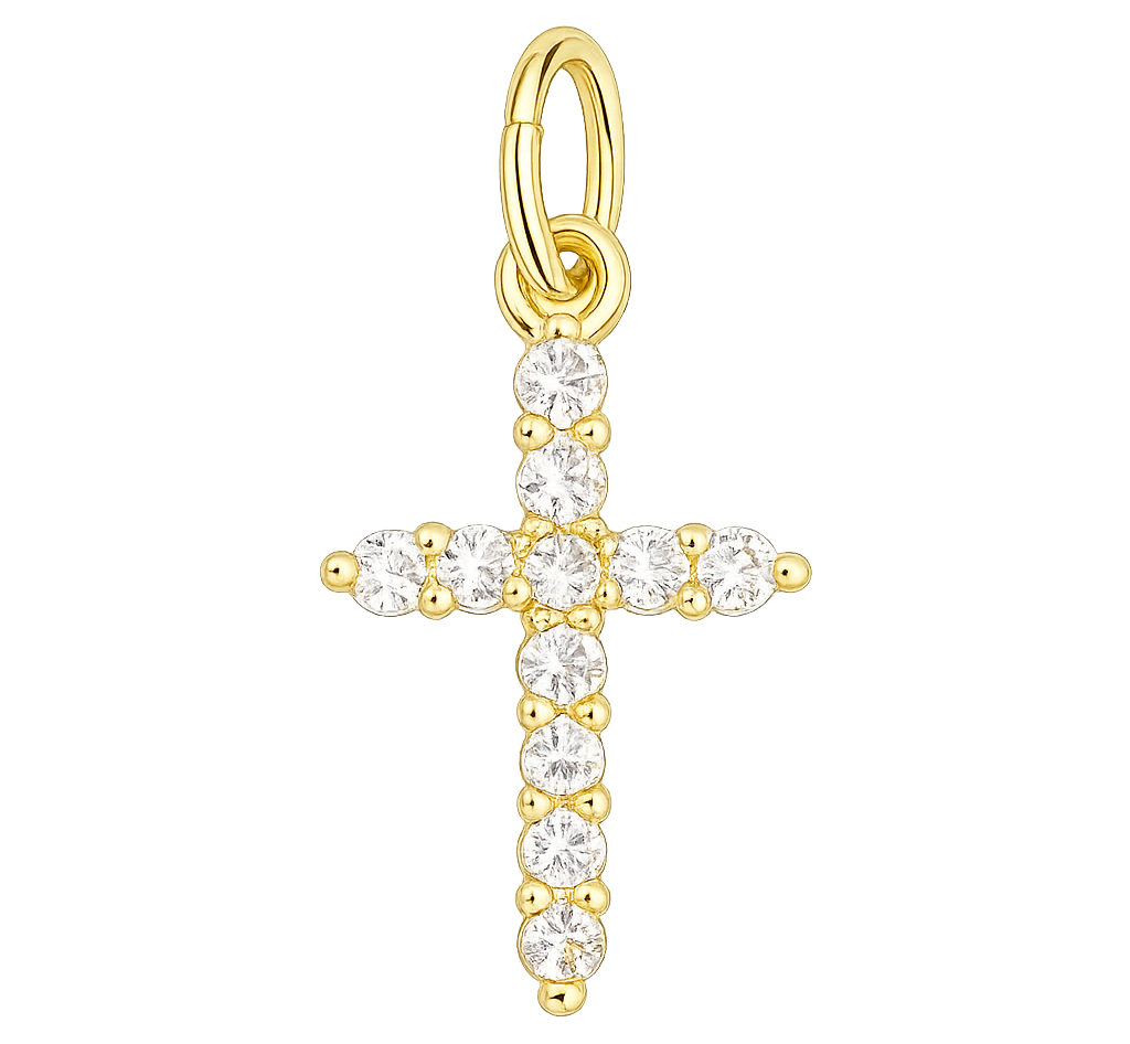 CZ Cross Pendant