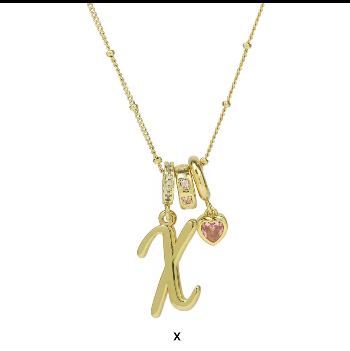 Amorette Initial Necklace