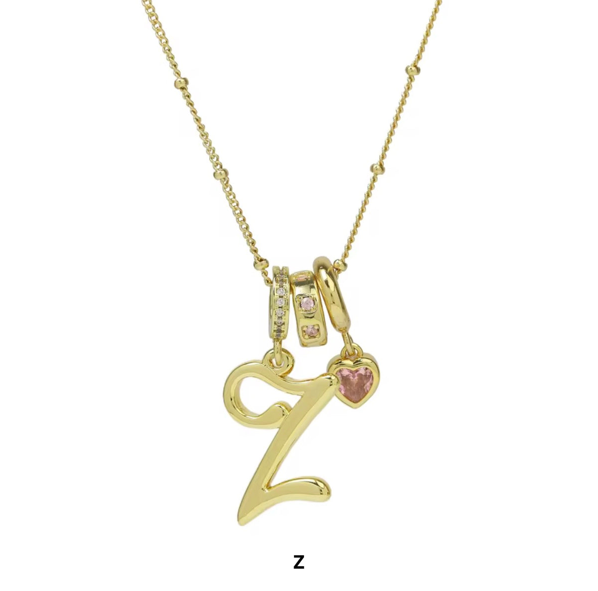 Amorette Initial Necklace