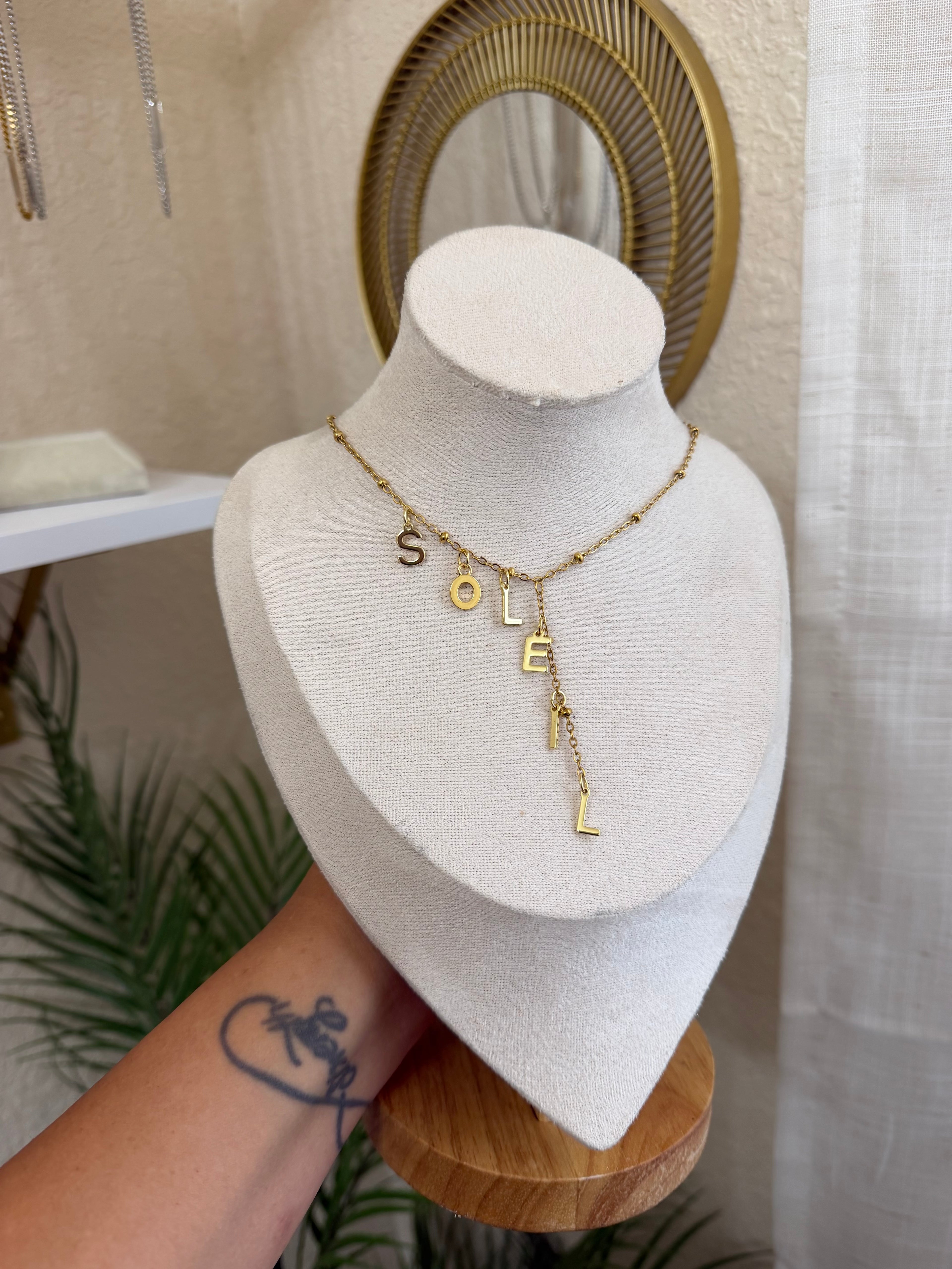 Custom Name Lasso Necklaces