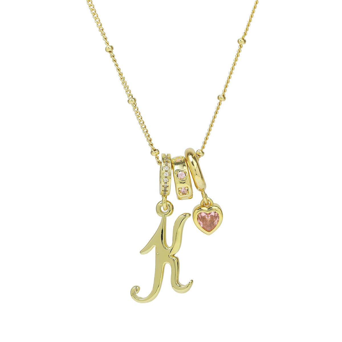 Amorette Initial Necklace