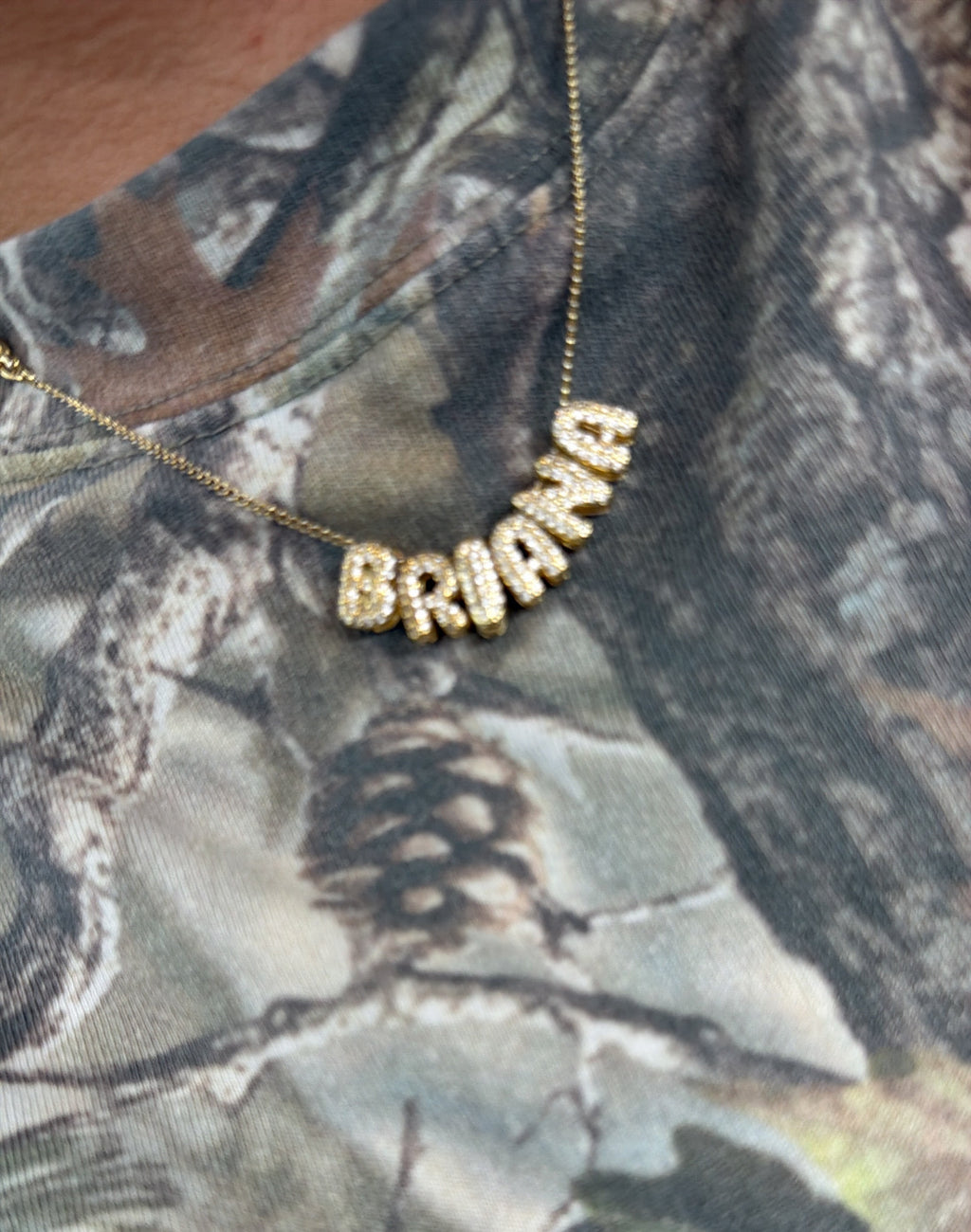Bubble Letter Necklace