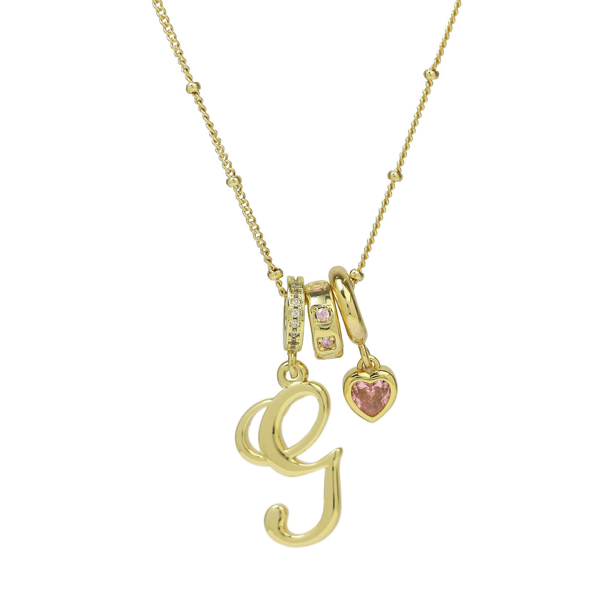 Amorette Initial Necklace