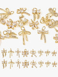 CZ Bow Charms