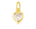 CZ Heart Charm